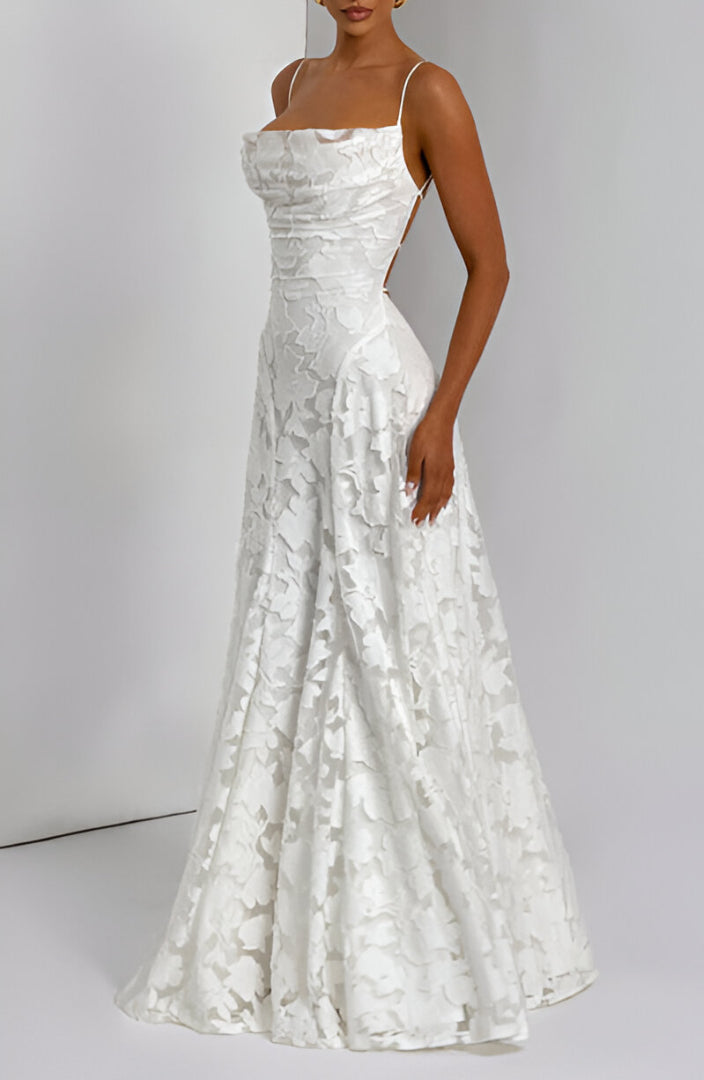 Vestido Maxi Corsé de Encaje Eloisa
