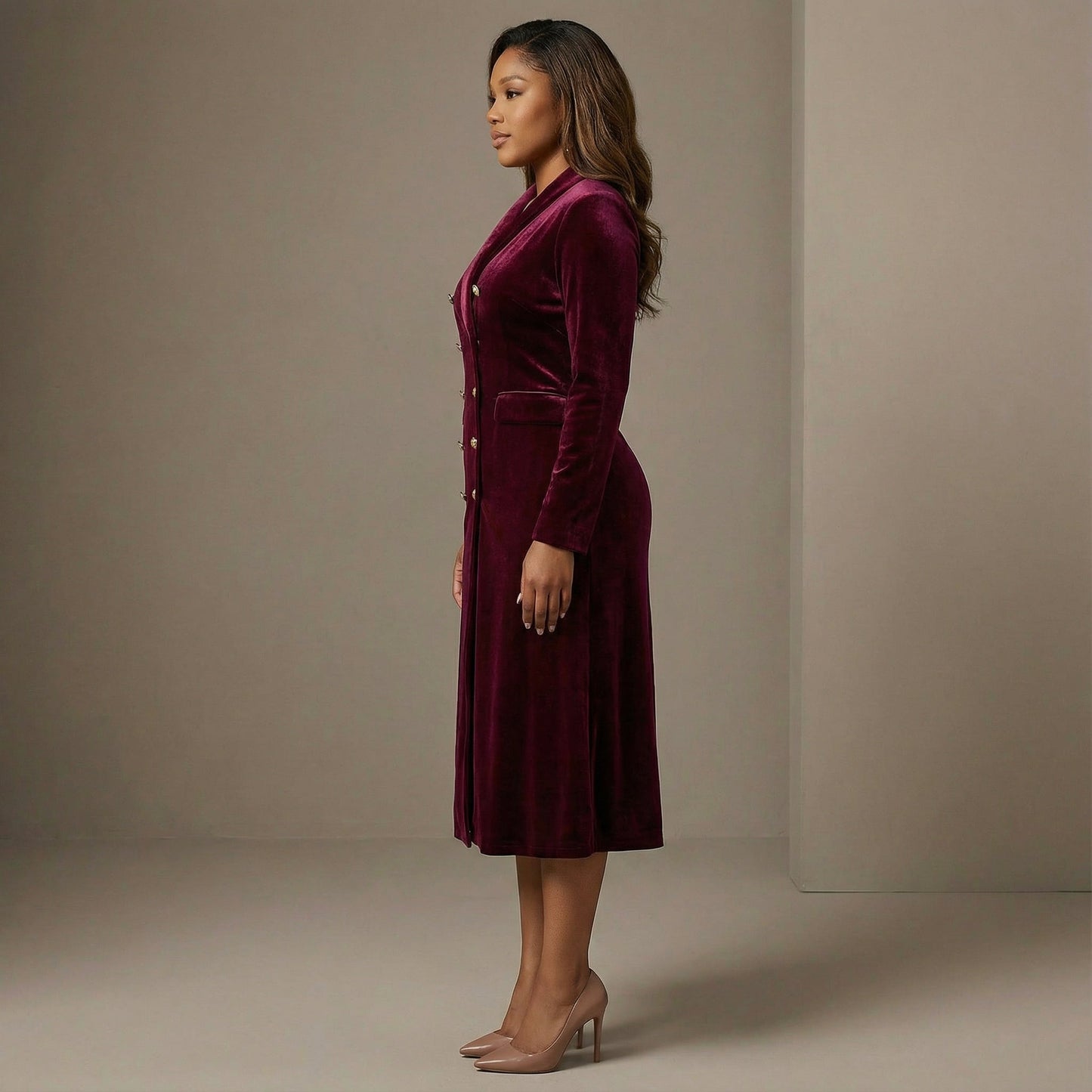 Yolanda - Vestido Blazer elegante