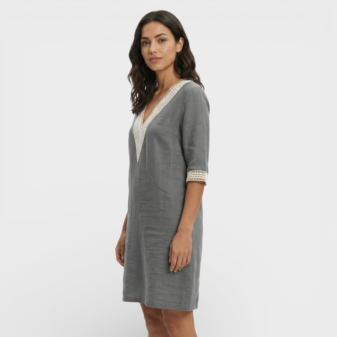 Vestido Midi Ligero Mujer Elegante
