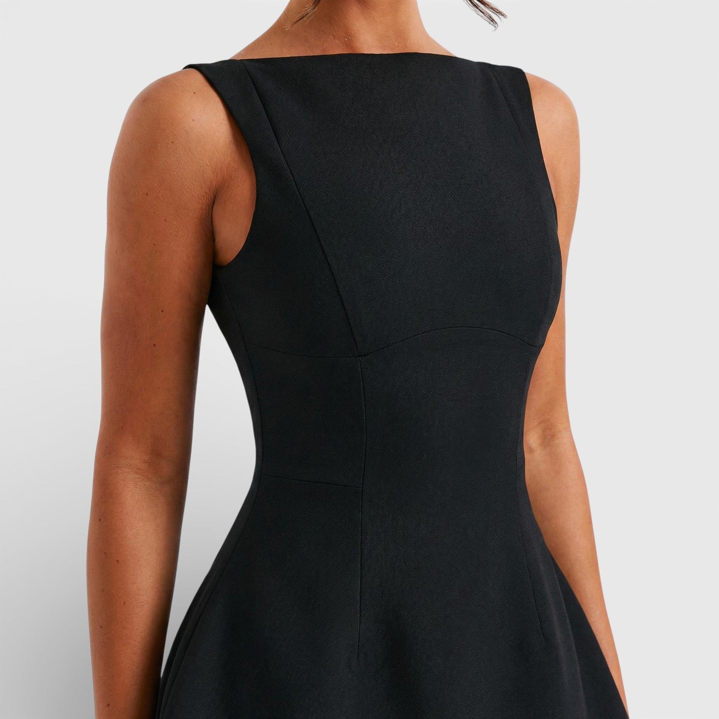 Vestido Mini Línea A Mujer