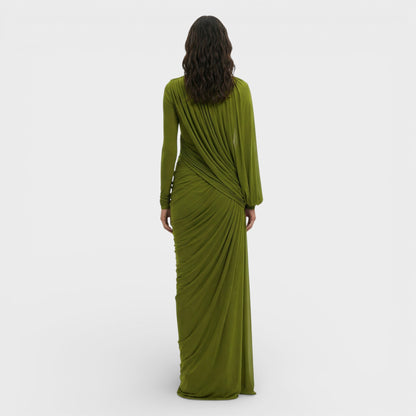 Vestido Maxi Vintage Elegante