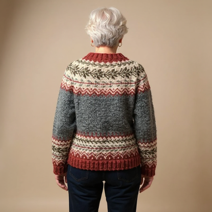 Atasha | Cárdigan Vintage Islandés