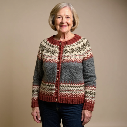 Atasha | Cárdigan Vintage Islandés