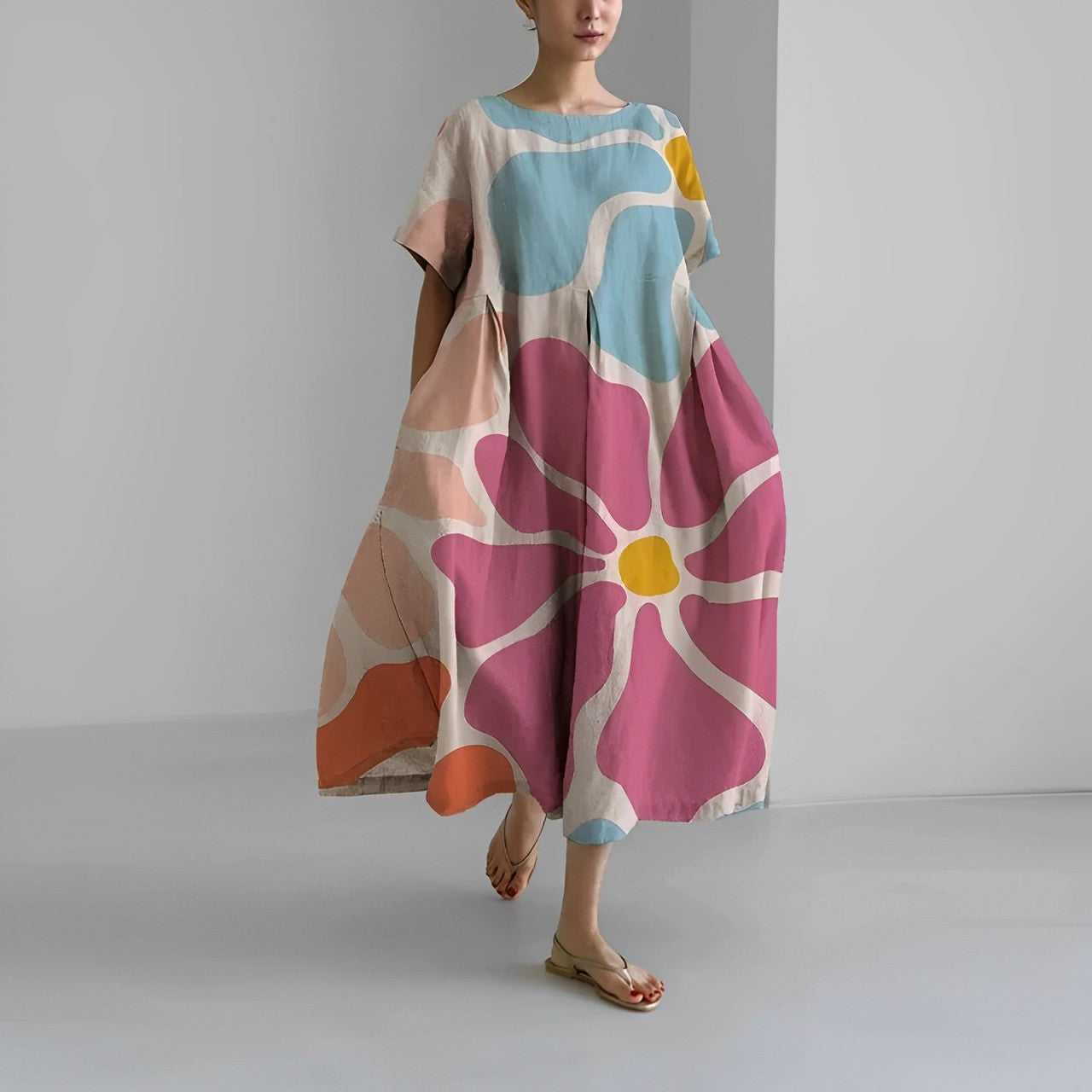 Adelia - Vestido Floral Bohemio