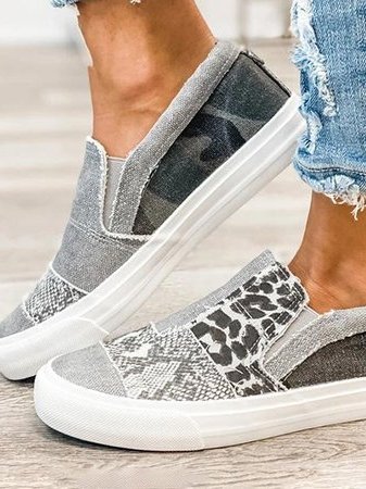 Como - Zapatillas Patchwork Comode