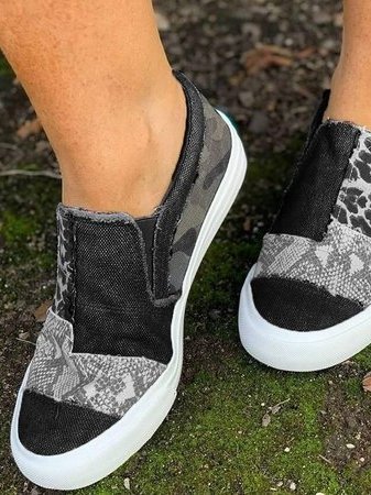 Como - Zapatillas Snug Patchwork