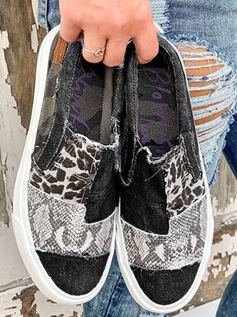 Como - Zapatillas Snug Patchwork