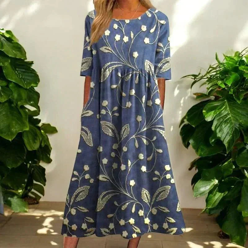 Ella | Vestido Midi Relajado