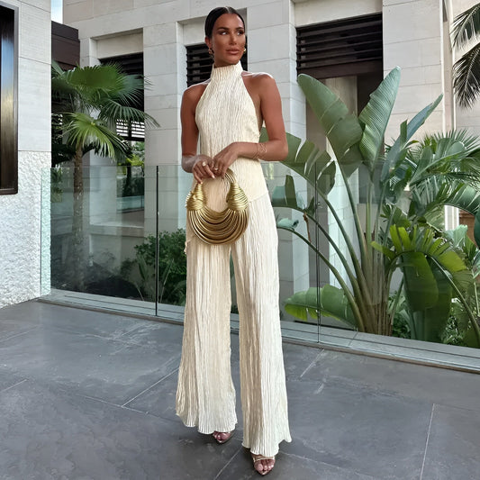 Luchie - Conjunto Halter Chic y Elegante
