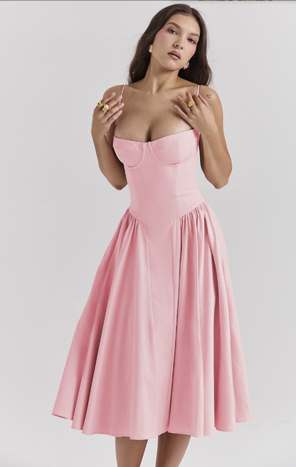 Elara | Vestido de Sol con Corsé Elegante
