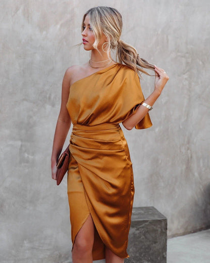 Kaelani | Vestido de Satén Chic