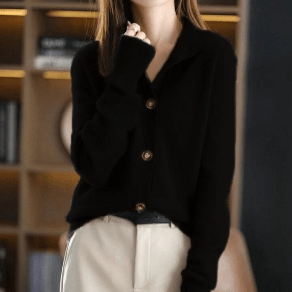 Annie™ | Chaleco de Cachemira Tejido