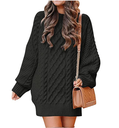 Chloé – Vestido de Suéter de Punto Torcido