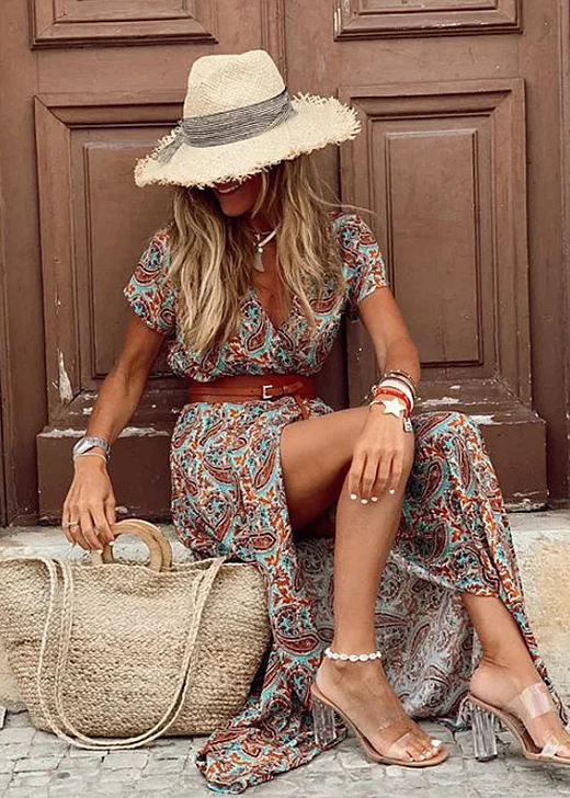 Vera - Vestido Maxi Bohemio Elegante