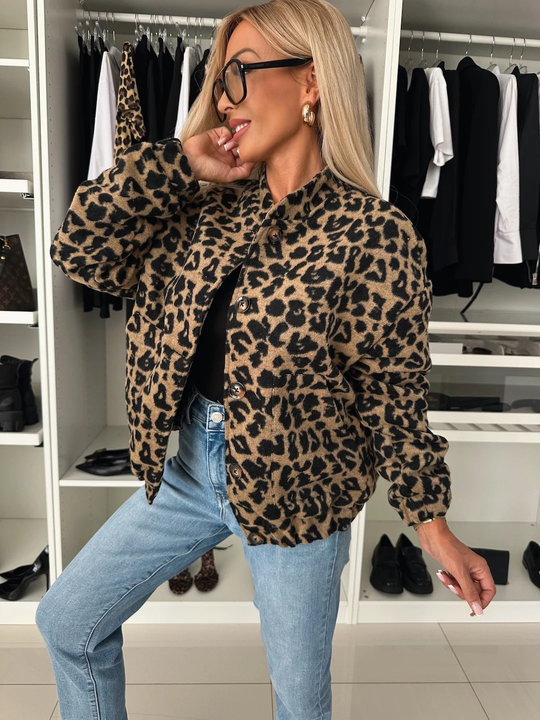 Elodie | Chaqueta de Leopardo Estilosa