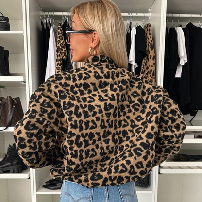 Elodie | Chaqueta de Estampado de Leopardo Elegante