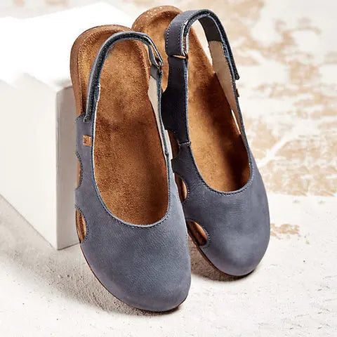 Chiara - Zapatos Slingbacks en Suave Ante