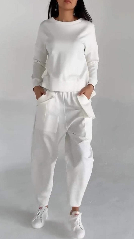 RUE – CONJUNTO MINIMALISTA RELAJADO DE DOS PIEZAS