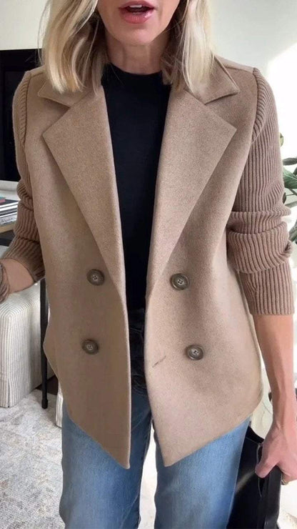 Lenora™ | Blazer de Manga de Punto Chic Premium
