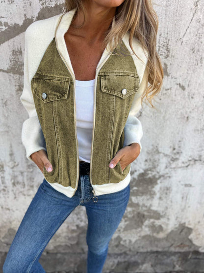 Audrey - Chaqueta de Denim Clásica Versátil