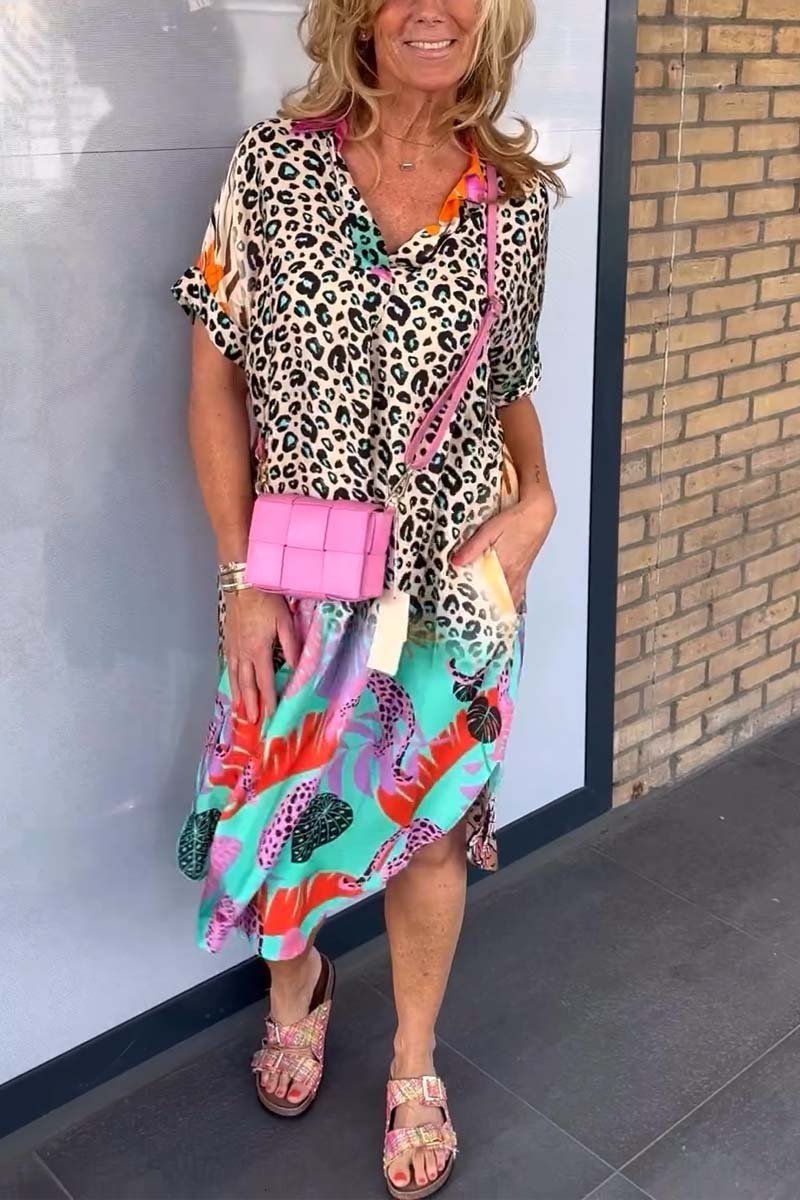 LENA – VESTIDO CAMISERO TROPICAL SALVAJE