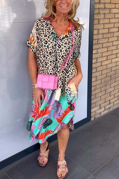 LENA – VESTIDO CAMISERO TROPICAL SALVAJE