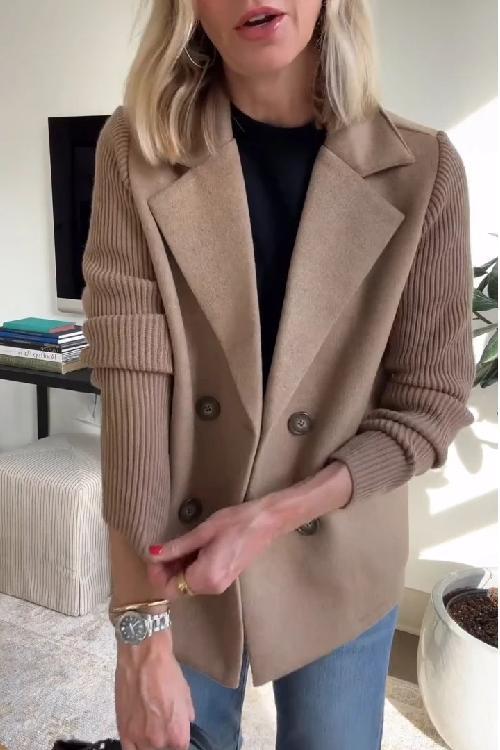 Lenora™ | Blazer de Manga de Punto Chic Premium