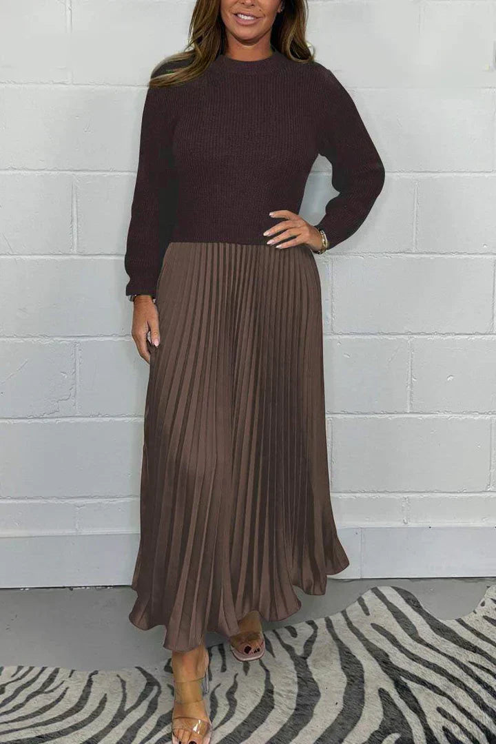 Claire | Elegante vestido de suéter 2 en 1