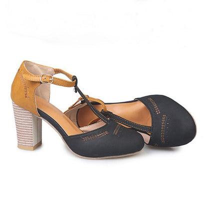 Clarina - Zapatos de tacón bloque elegante