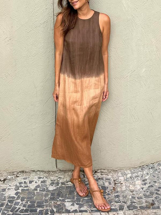 Lysette - Vestido Maxi Estampado Elegante