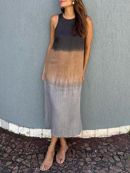 Lysette - Vestido Maxi Estampado Elegante