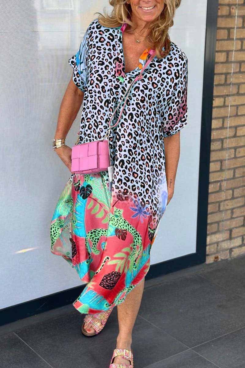 LENA – VESTIDO CAMISERO TROPICAL SALVAJE