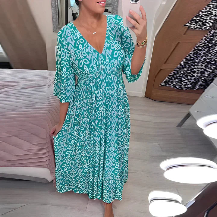 Frieda | Vestido de Verano Aireado con Escote en V