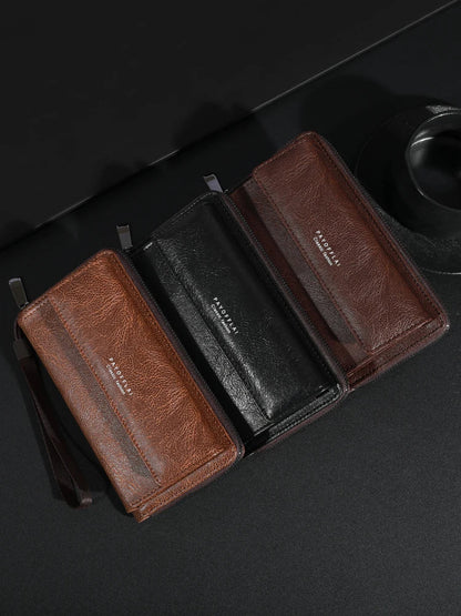 Briony | Clutch con cremallera de PU multifuncional