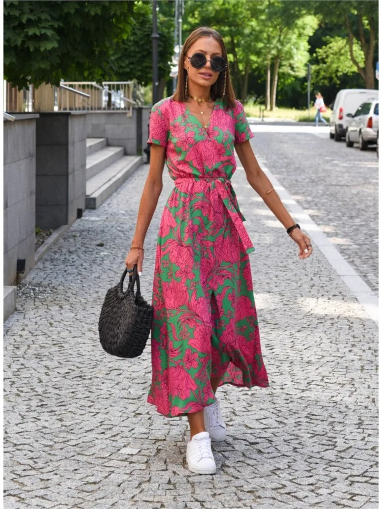 Clove – Vestido Largo Estampado