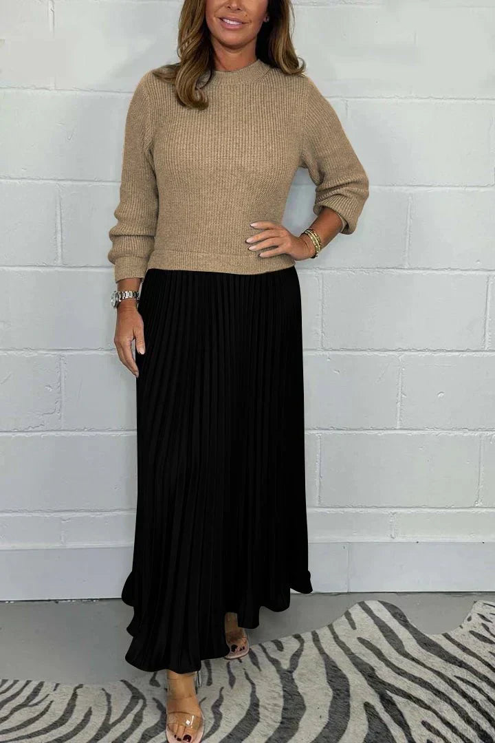 Claire | Elegante vestido de suéter 2 en 1