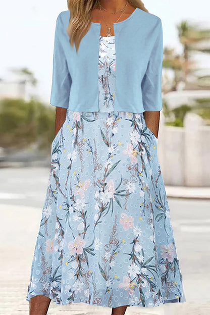MADISON – CONJUNTO DE VESTIDO MIDI ELEGANTE