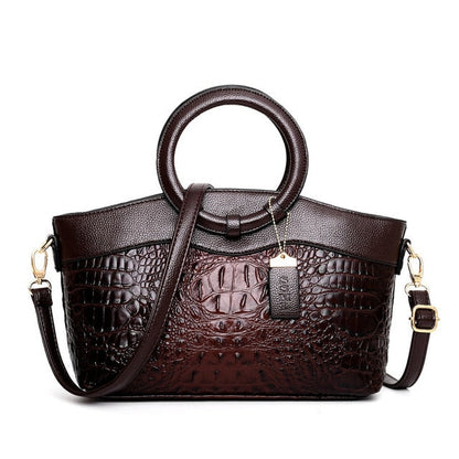 Oriana - Bolso de Cocodrilo con Gradiente Retro