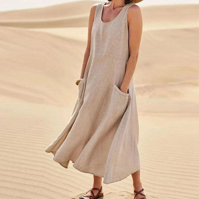 Lana™ - Vestido Elegante con Bolsillos