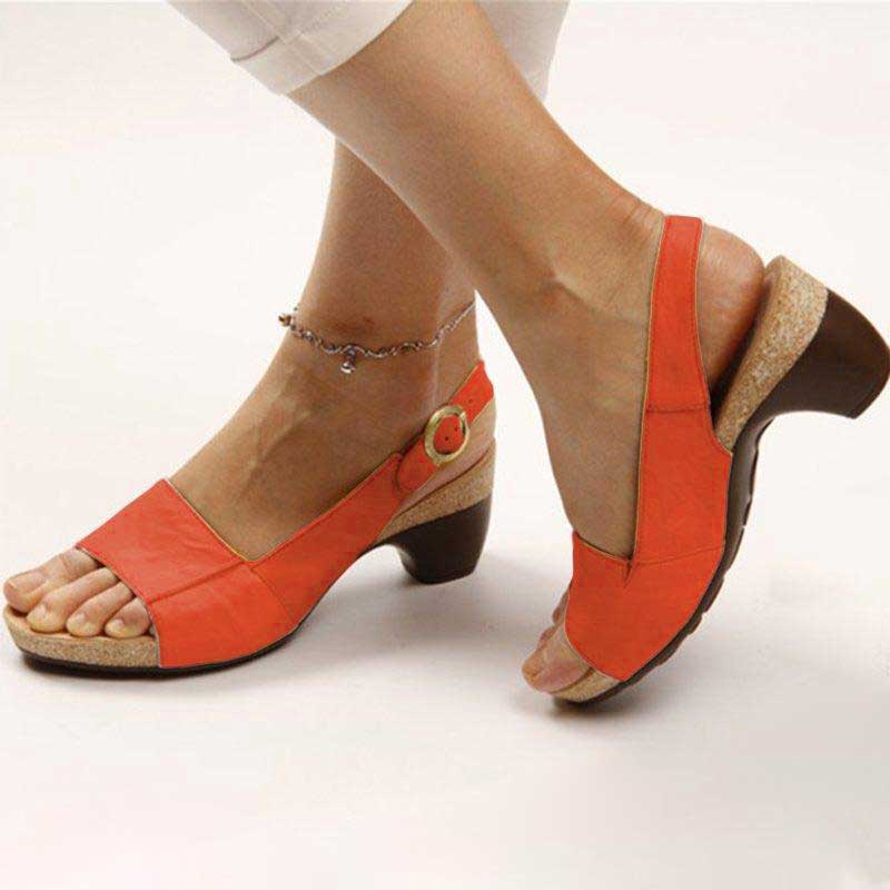 Karen - Sandalias ortopédicas para mujeres con tacón