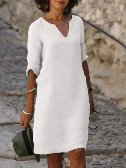 Josette | Vestido elegante con escote en V