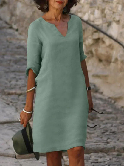 Emery – Vestido Elegante y Refinado que Cubre el Abdomen