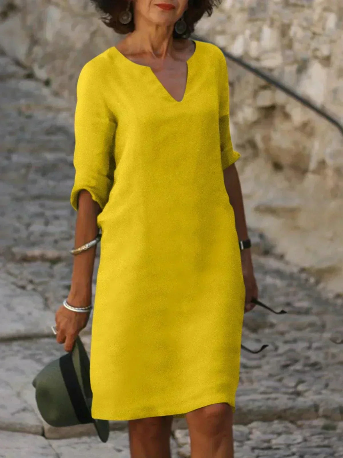 Josette | Vestido elegante con escote en V