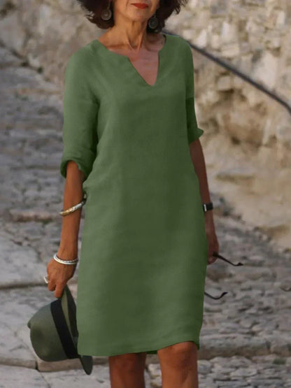 Josette | Vestido elegante con escote en V