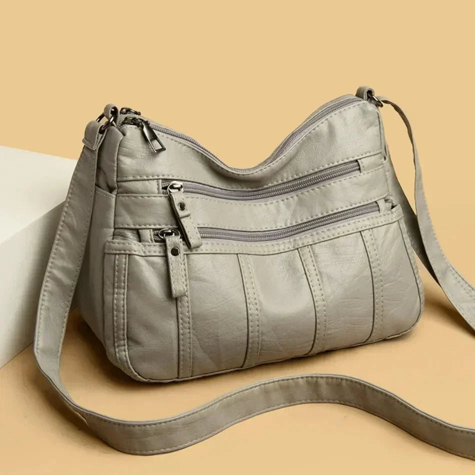 Oriana | Bolsa de bolsillo de múltiples capas de PU de lujo