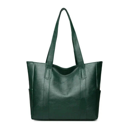 Bolso de Hombro de Cuero Genuino