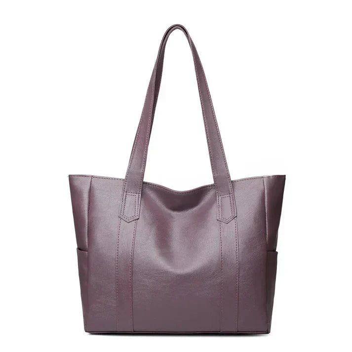 Bolso de Hombro de Cuero Genuino