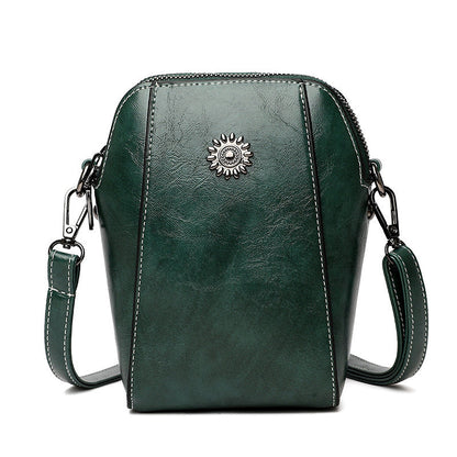 Viena - Mini Bolso de Mano Compacto de Color Sólido