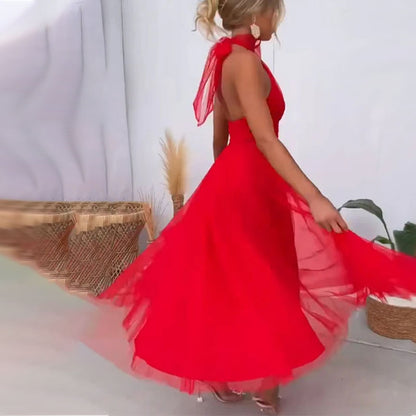 Vestido Aria-Cuello Alto