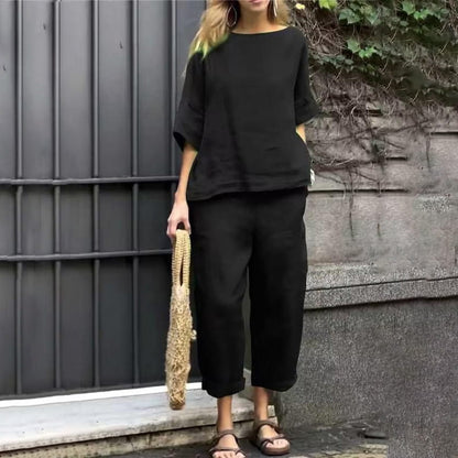SAVANNAH – CONJUNTO DE DOS PIEZAS CON ESTILO RELAJADO
